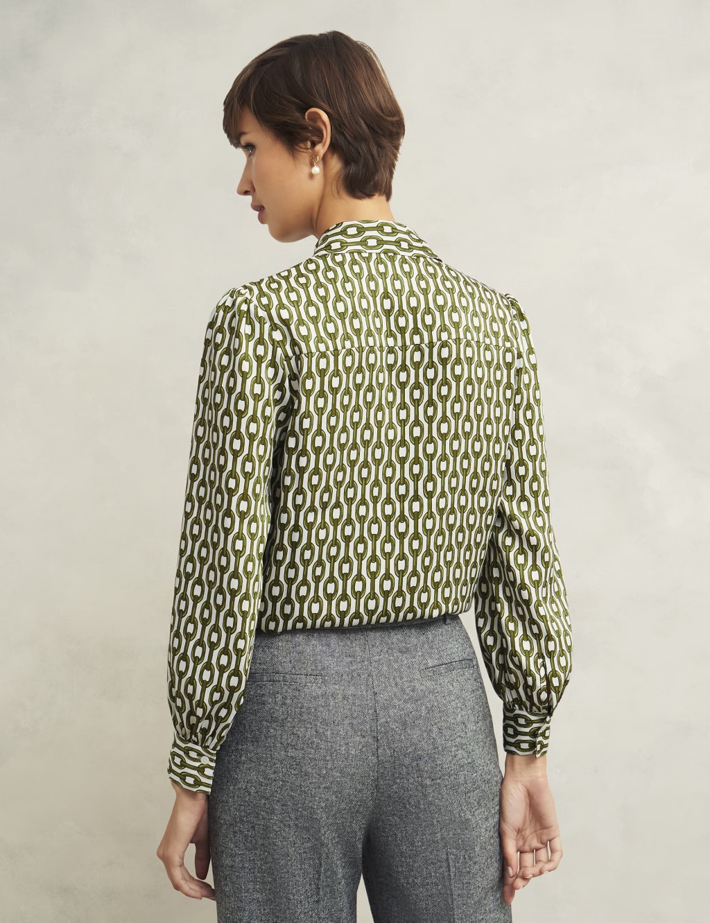 Printed Collared Button Through Shirt 4 of 12