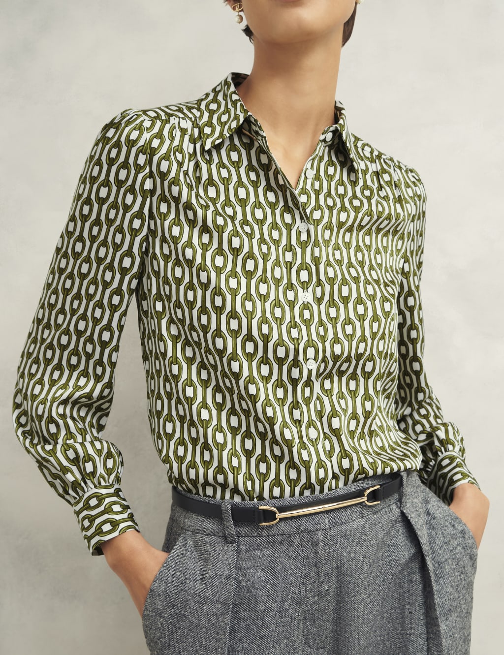 Printed Collared Button Through Shirt 6 of 12