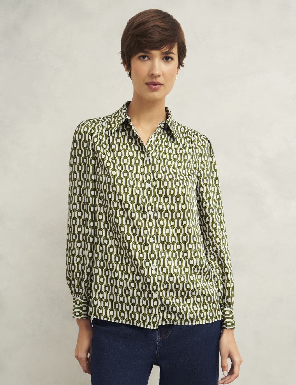 Printed Collared Button Through Shirt 8 of 12