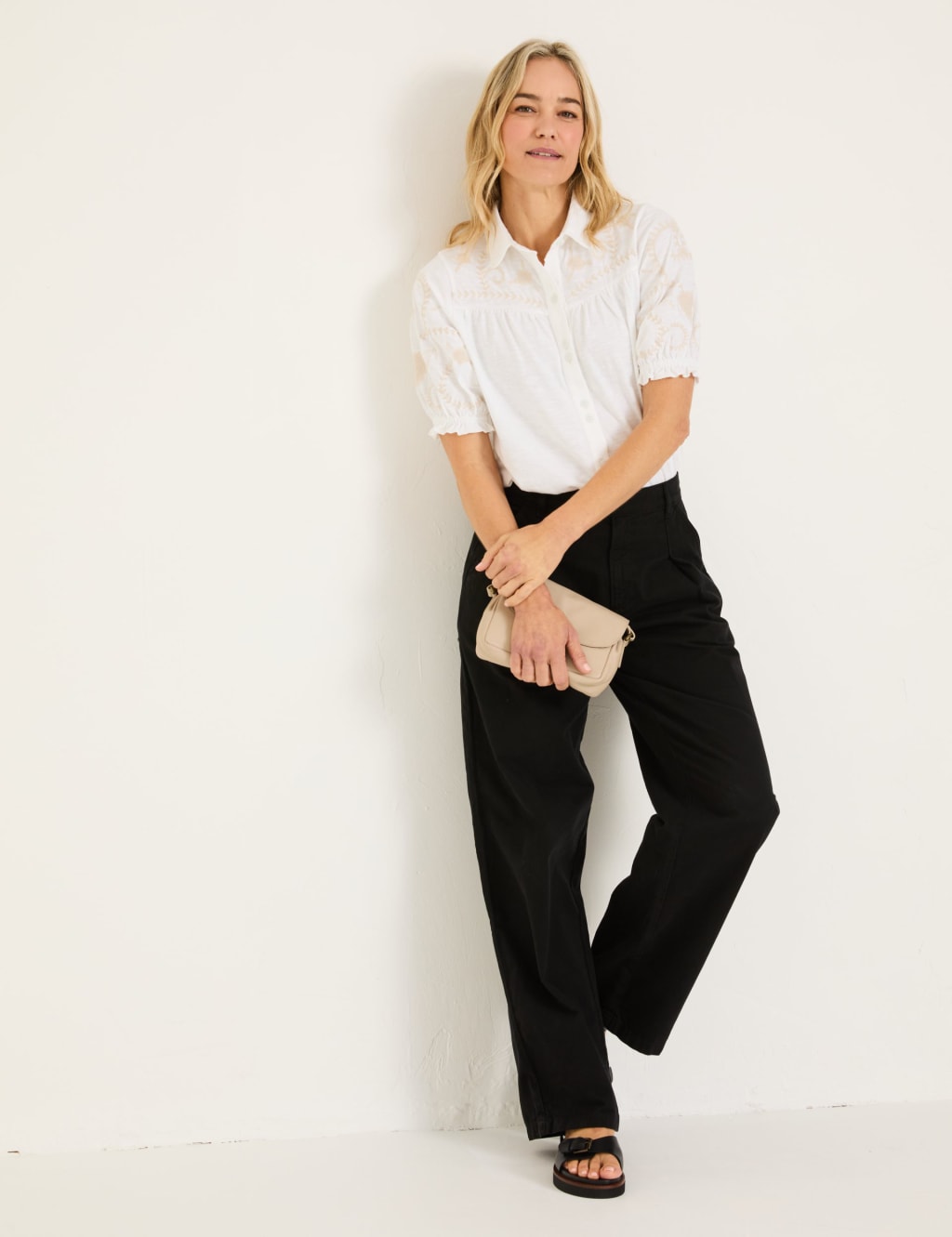 Pure Cotton Embroidered Shirt 3 of 5