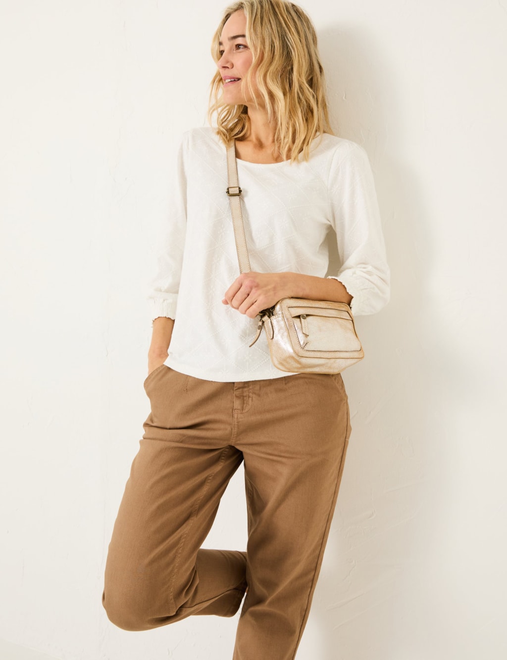 Pure Cotton Broderie Top 3 of 5