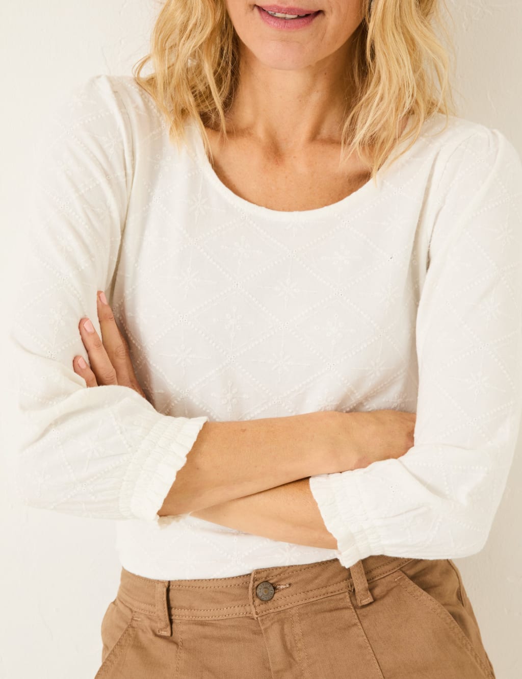 Pure Cotton Broderie Top 5 of 5