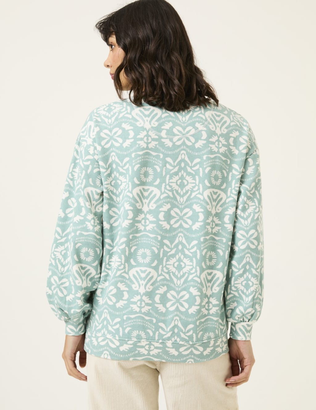 Cotton Rich Printed Sweatshirt 3 of 5