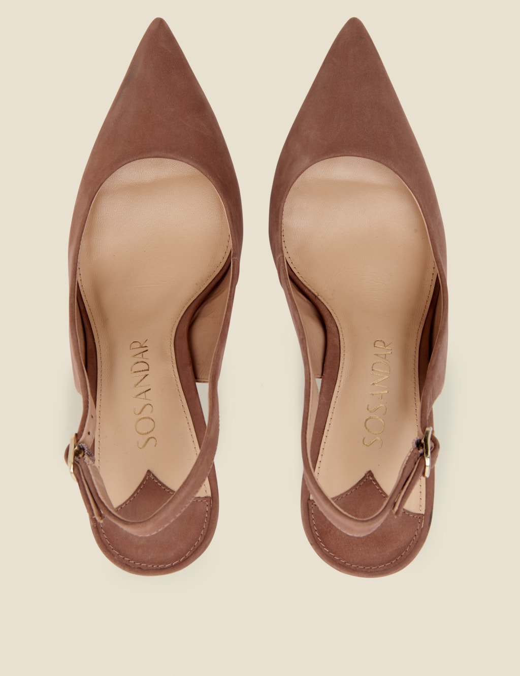 Suede Stiletto Heel Pointed Court Shoes 3 of 4