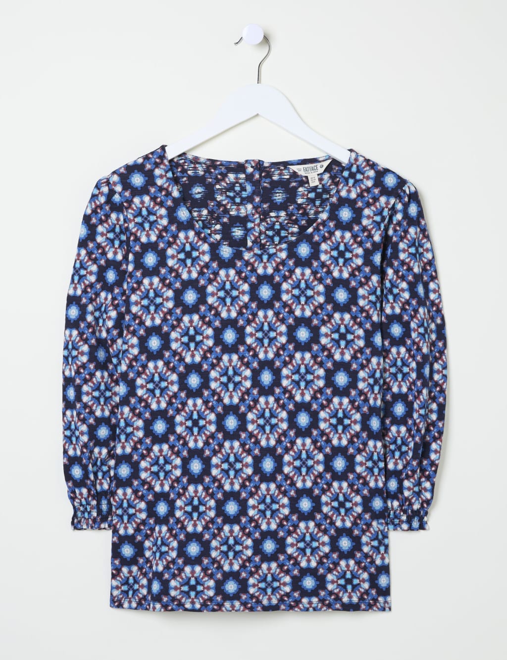 Cotton Rich Abstract Print Top 2 of 5