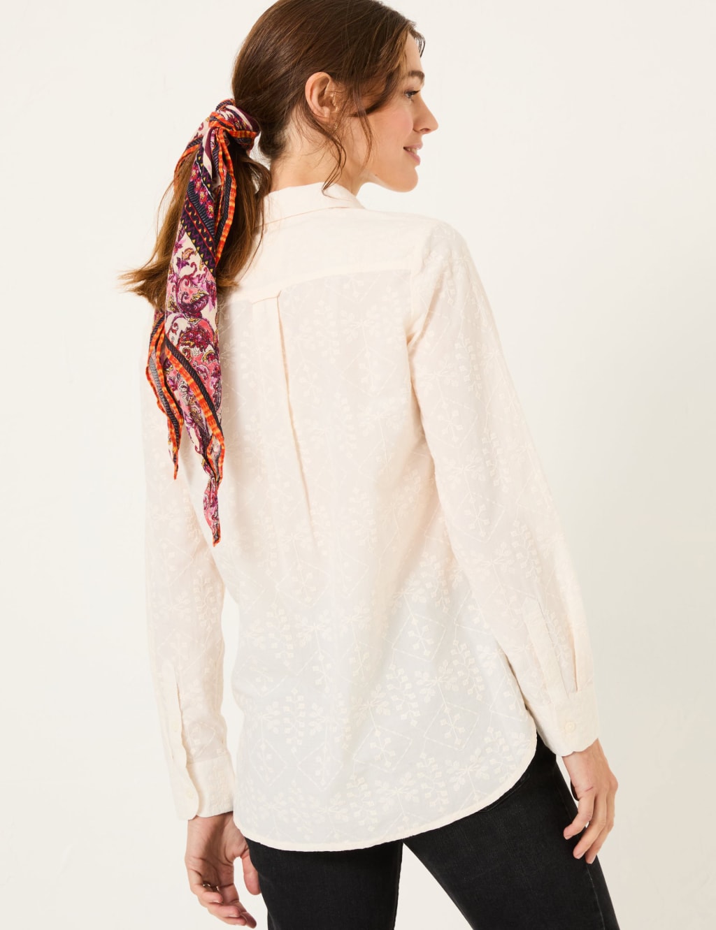 Pure Cotton Embroidered Shirt 3 of 5