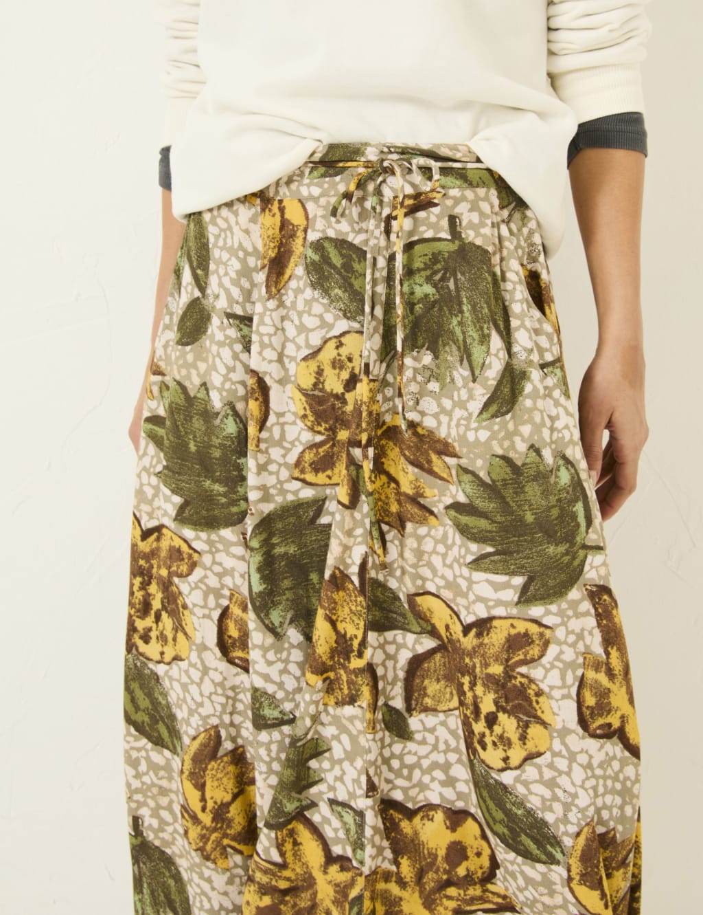Printed Midi Wrap Skirt 5 of 5
