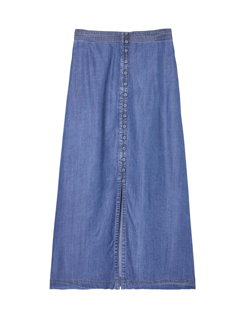 Pure Lyocell Denim Midi Skirt 2 of 5