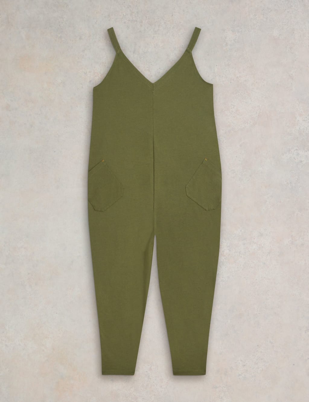 Cotton Rich Jersey Cropped Jumpsuit 2 of 6