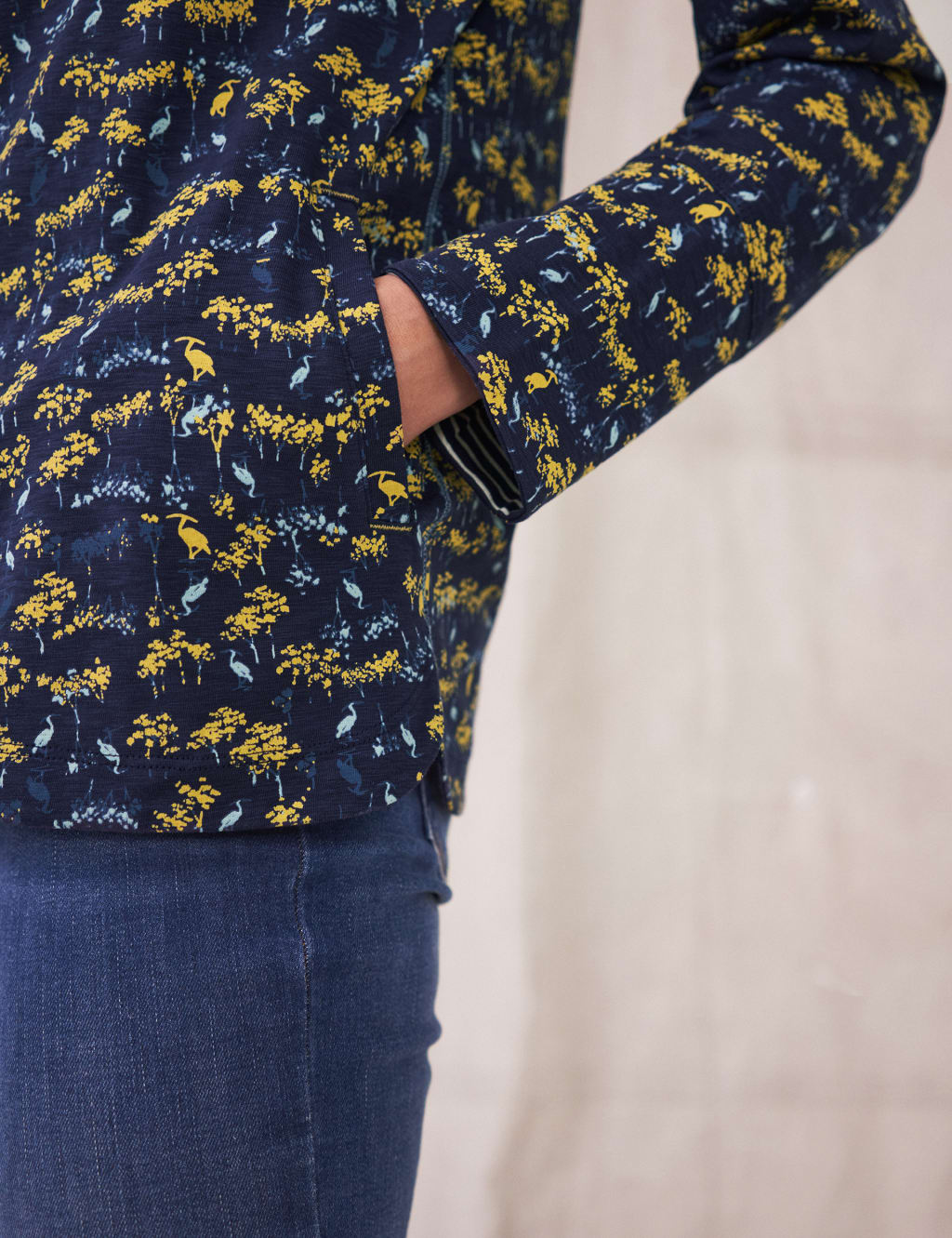 Pure Cotton Printed High Neck Top 4 of 6