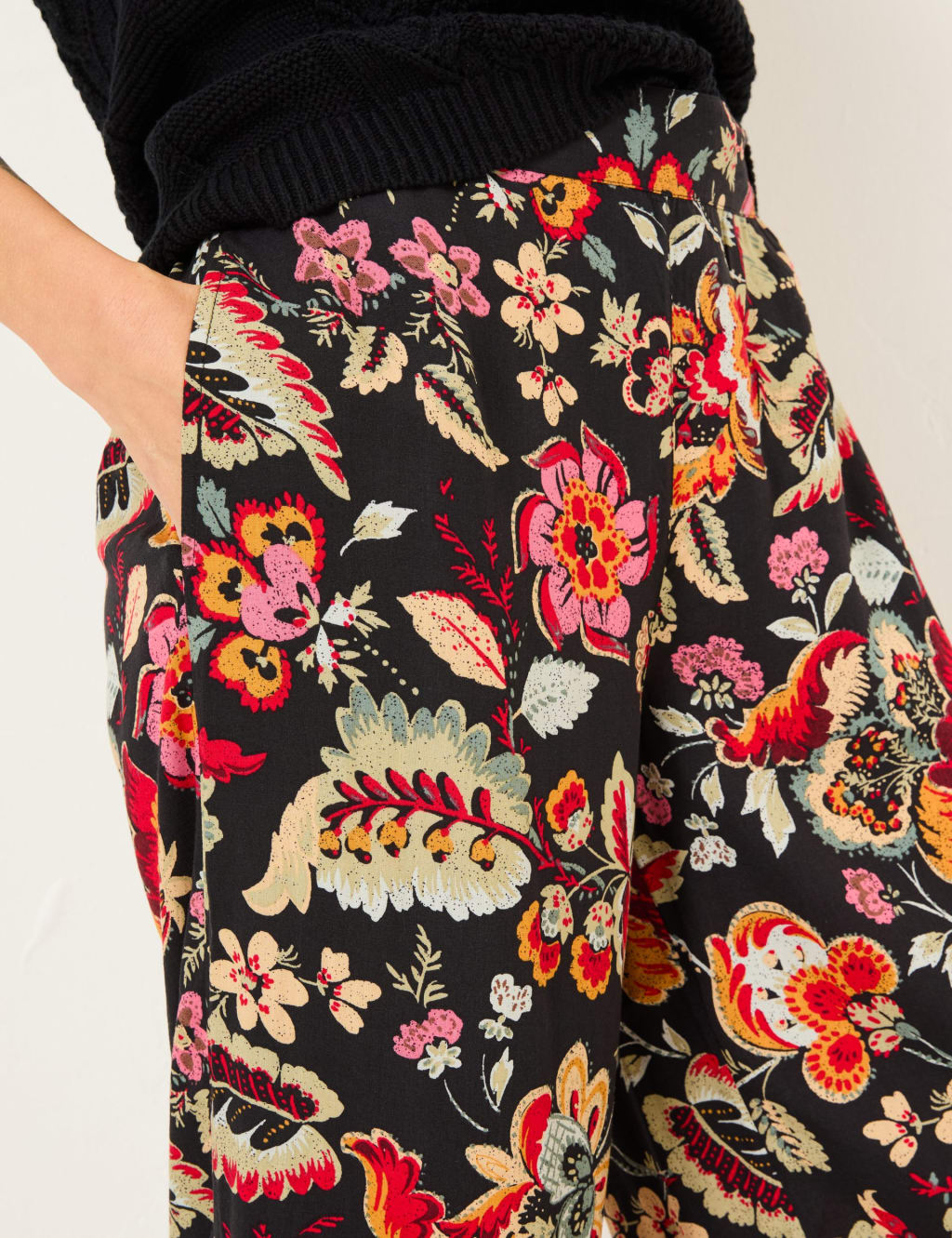 Floral Wide Leg Trousers 5 of 5