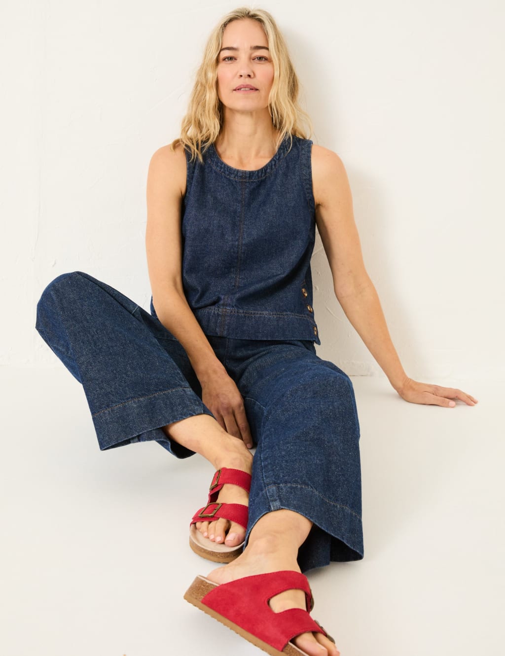 Mid Rise Wide Leg Jeans 6 of 6