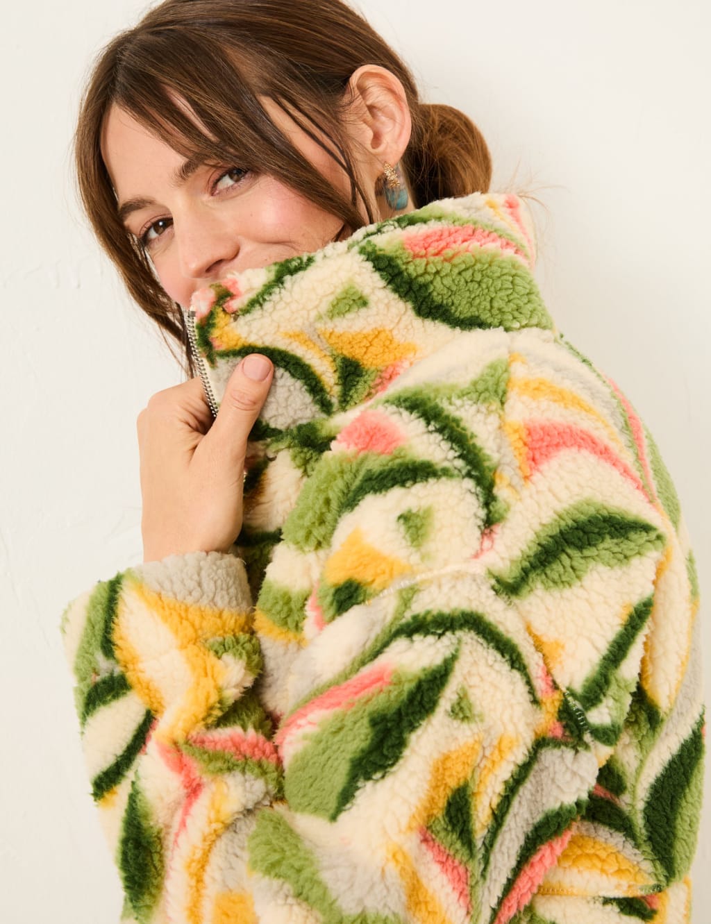 Printed Fleece Jacket 4 of 6