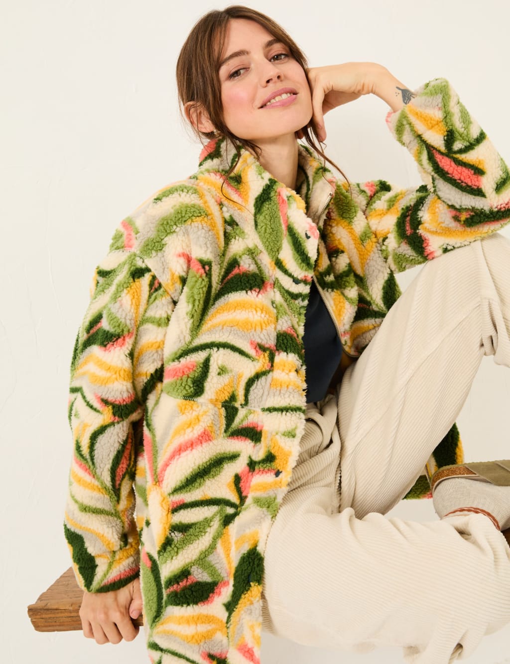 Printed Fleece Jacket 6 of 6