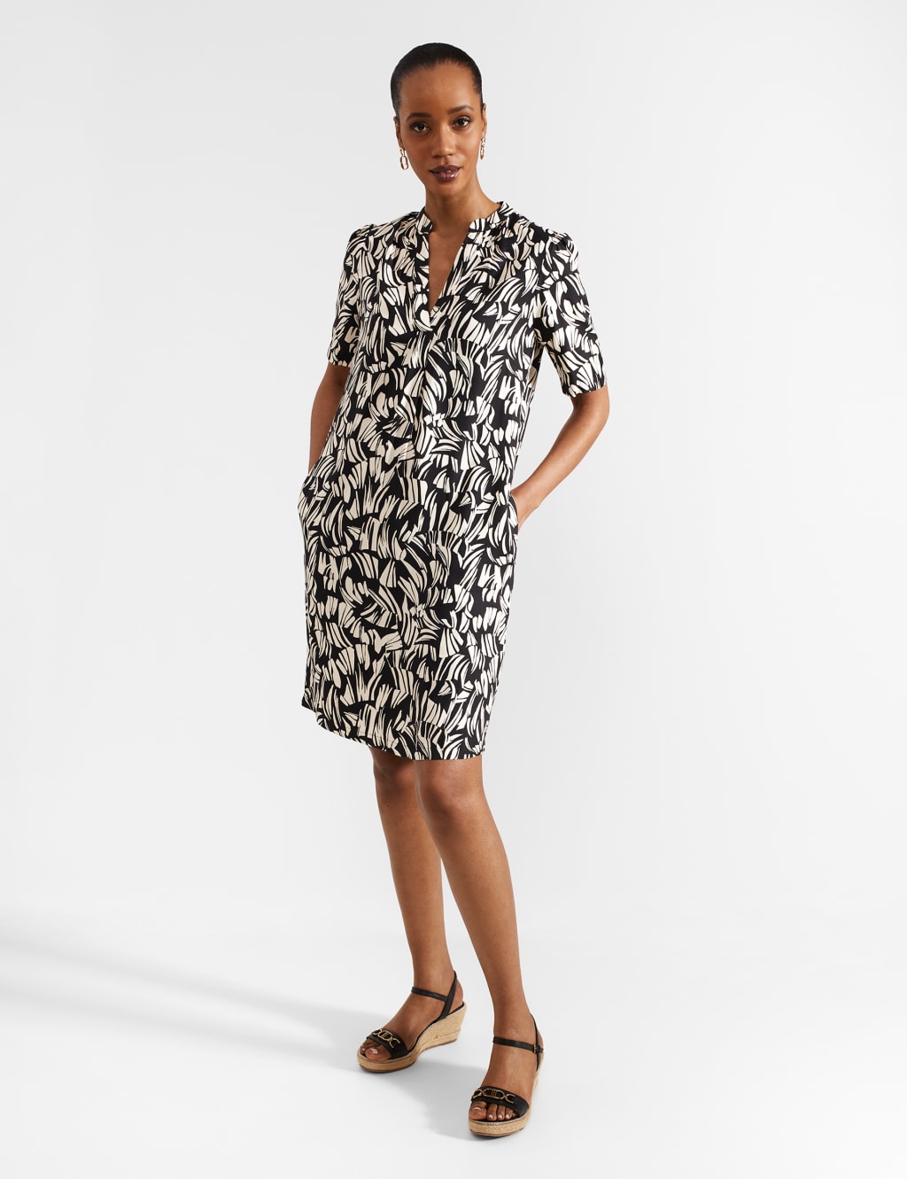 Hobbs leopard print dress online