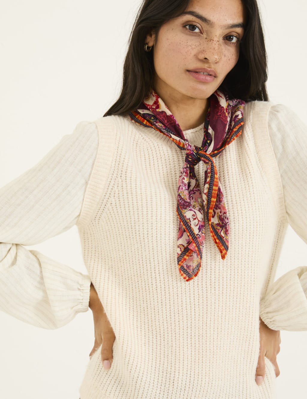 Crew Neck Layered Knitted Top 5 of 5