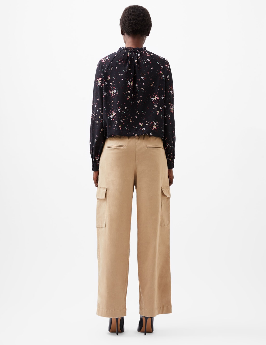 Floral High Neck Blouse 4 of 4