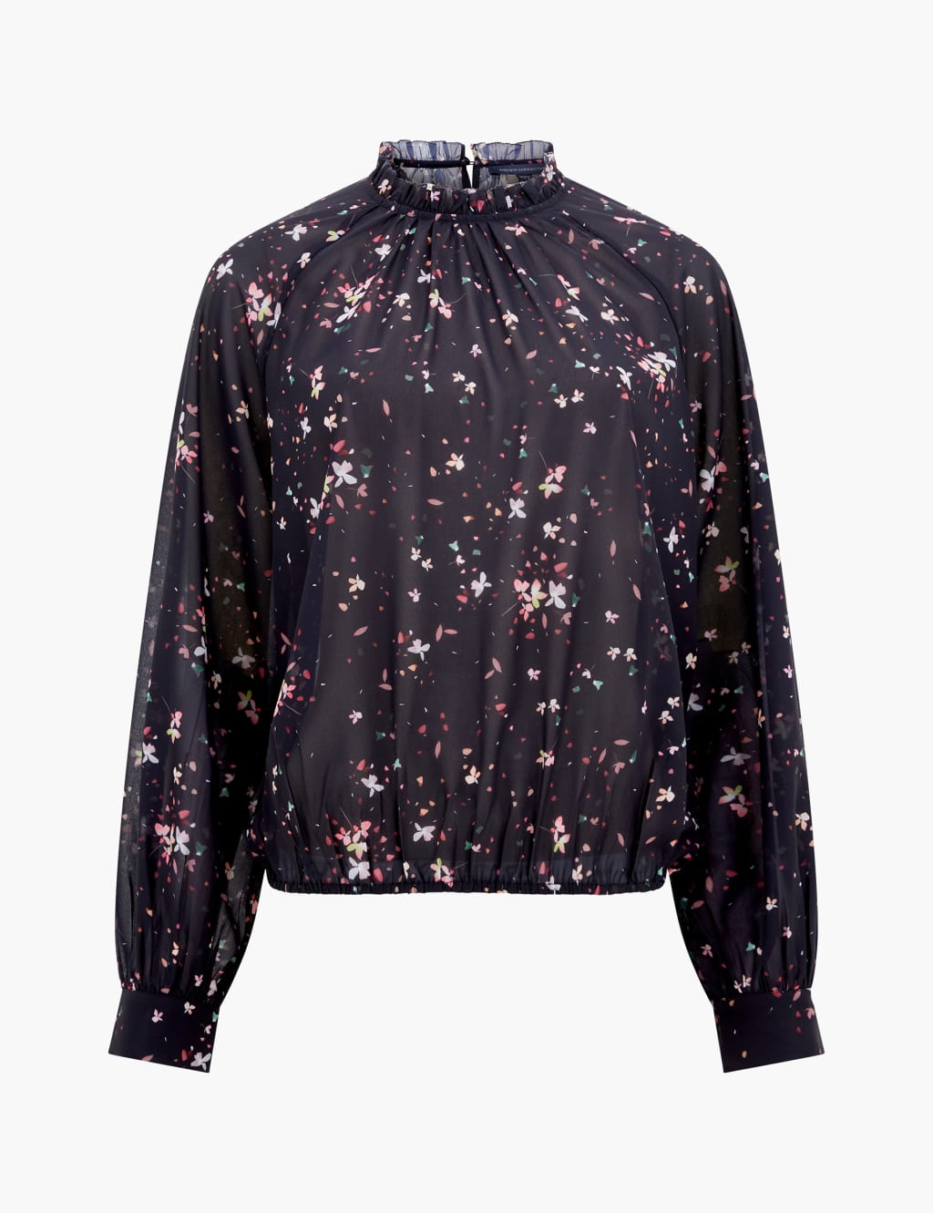Floral High Neck Blouse 2 of 4