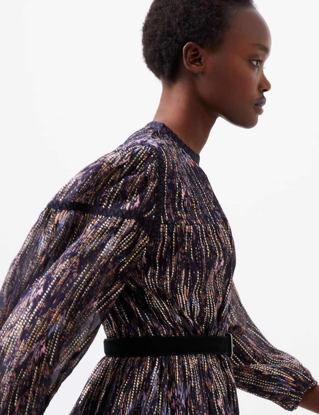 Blouson mini dress clearance