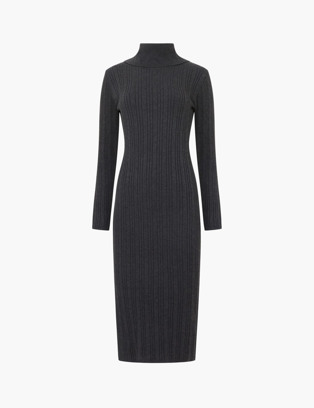 Knitted Collared Midaxi Dress 2 of 4