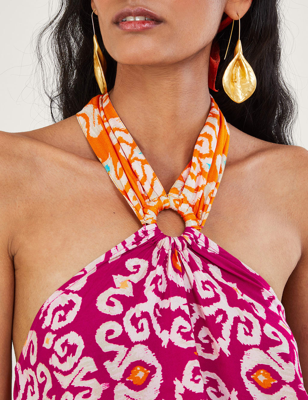 Printed Halter Neck Cami Top 5 of 5