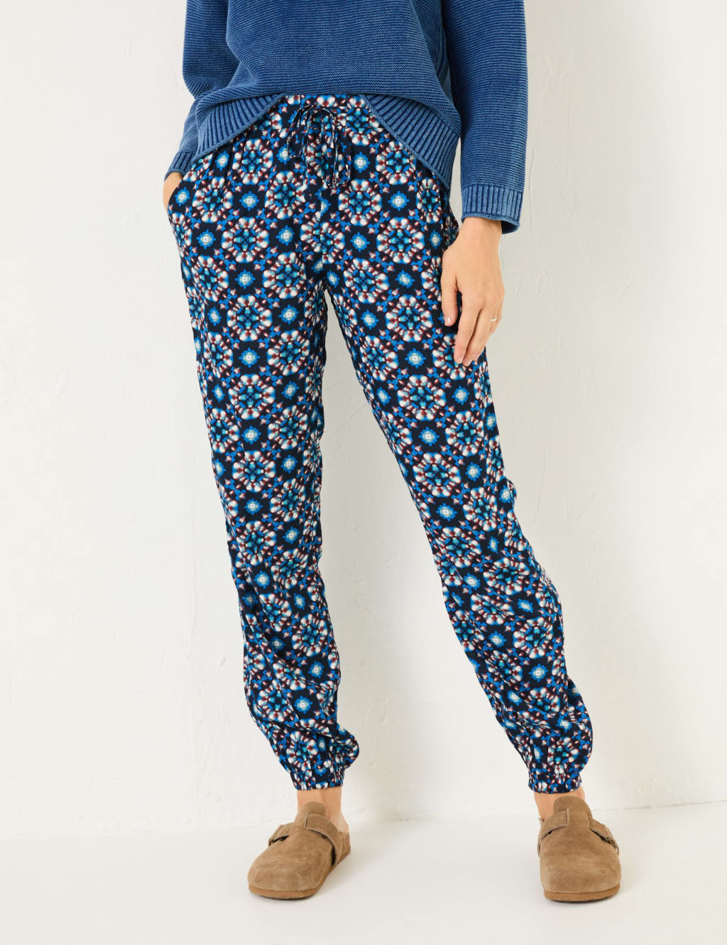 Geometric Ankle Grazer Trousers 3 of 5