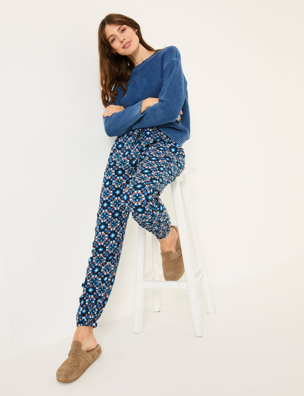 Geometric Ankle Grazer Trousers 5 of 5