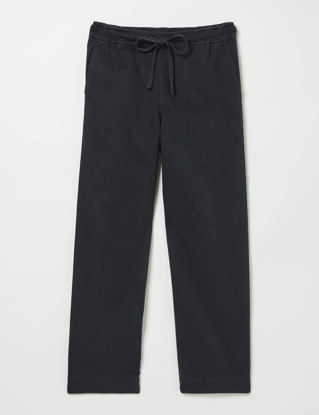 Pure Cotton Drawstring Wide Leg Trousers 2 of 5