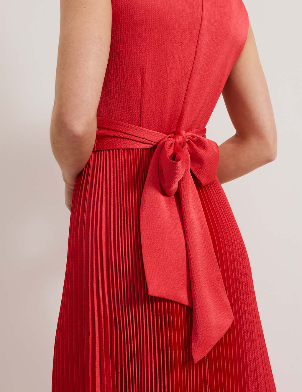 Celestia V-Neck Pleated Wrap Dress 8 of 8