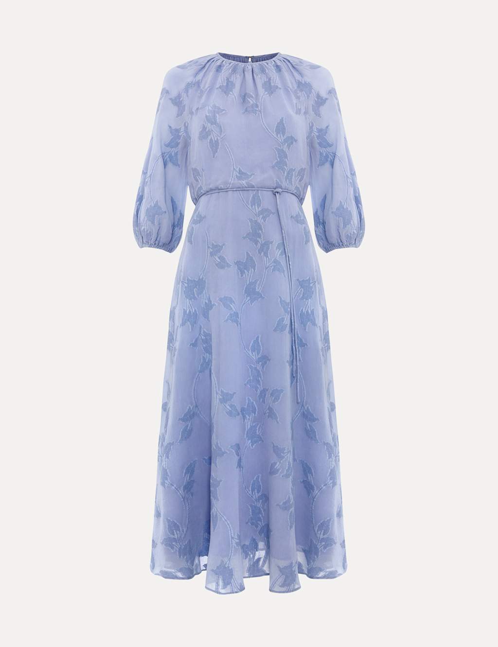Floral Round Neck Midaxi Skater Dress 2 of 7