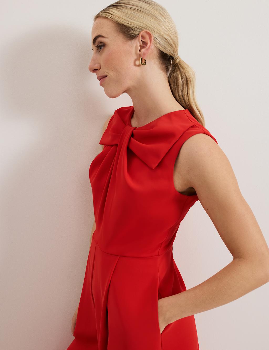 Sleeveless Wide LEg Jumpsuit 5 of 6