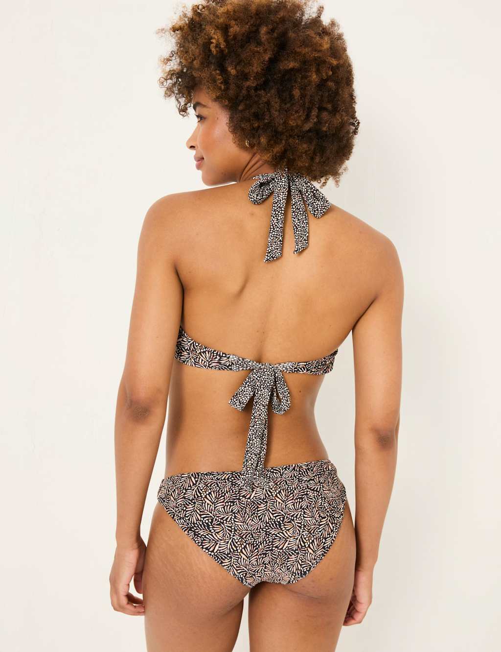 Leaf Printed Bikini Bottoms 3 of 5