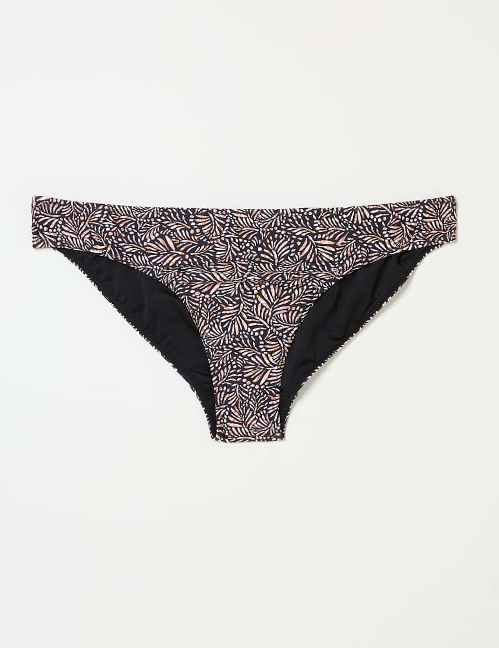 Leaf Printed Bikini Bottoms 2 of 5