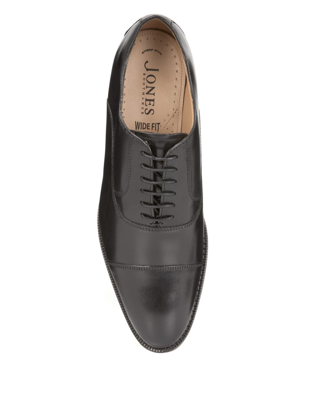 Wide Fit Leather Oxford Shoes 3 of 5