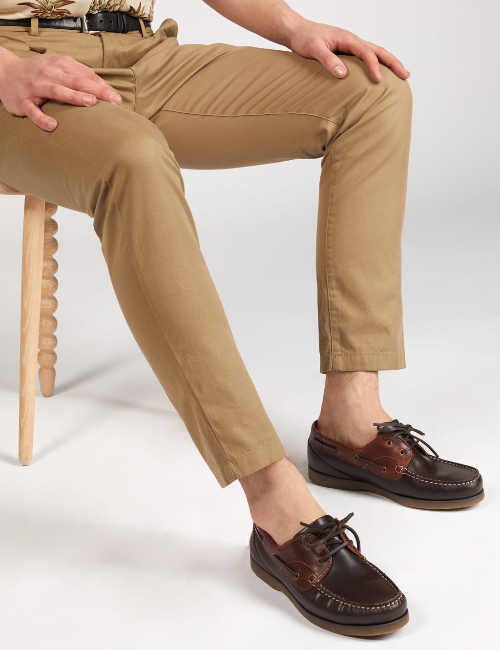 Leather Slip-On Boat Shoes 1 of 6