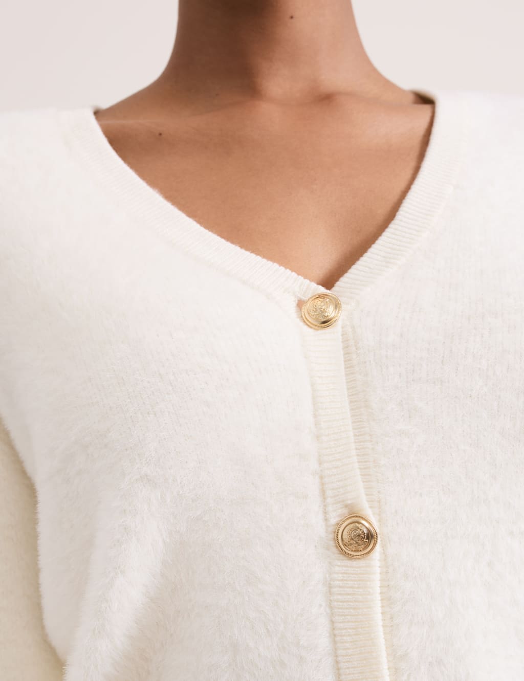 Textured V-Neck Cardigan 7 of 8