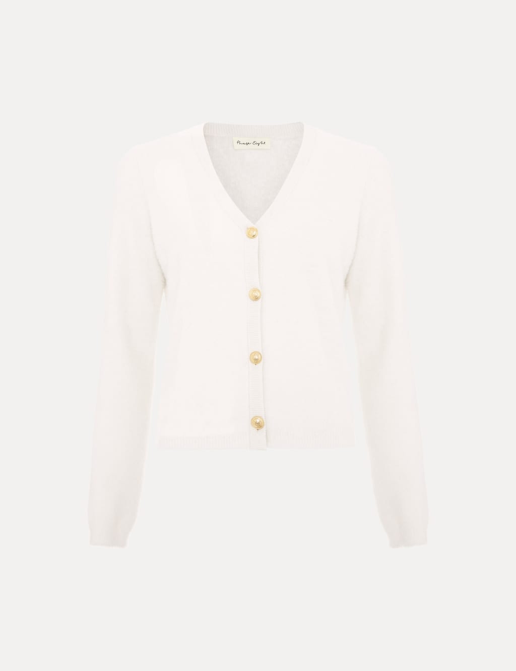 Textured V Neck Cardigan Phase Eight M S
