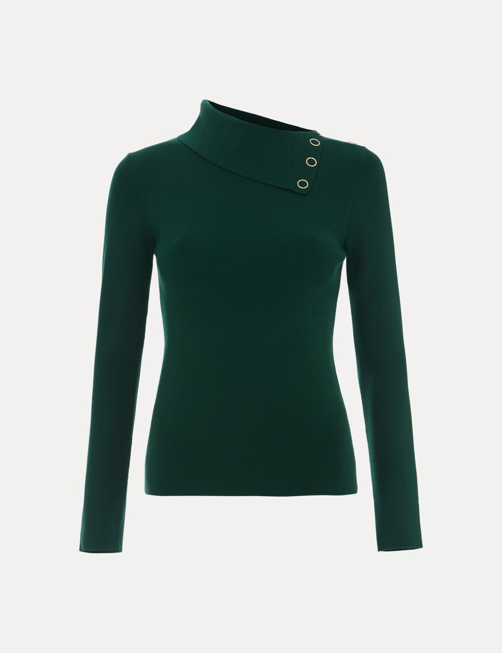 Textured Roll Neck Knitted Top 2 of 7