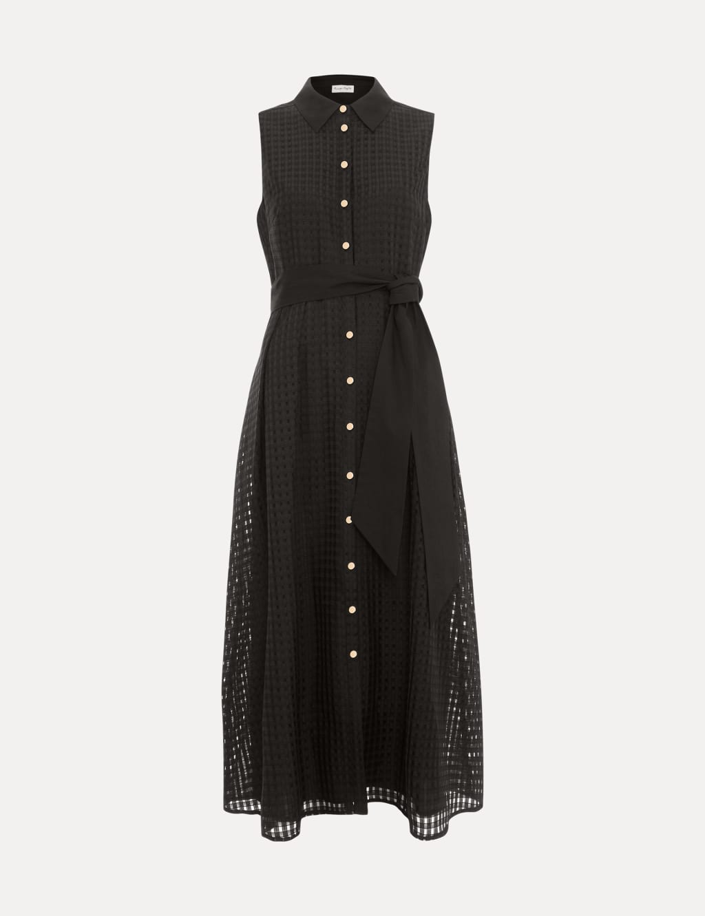 Button through black dress new arrivals