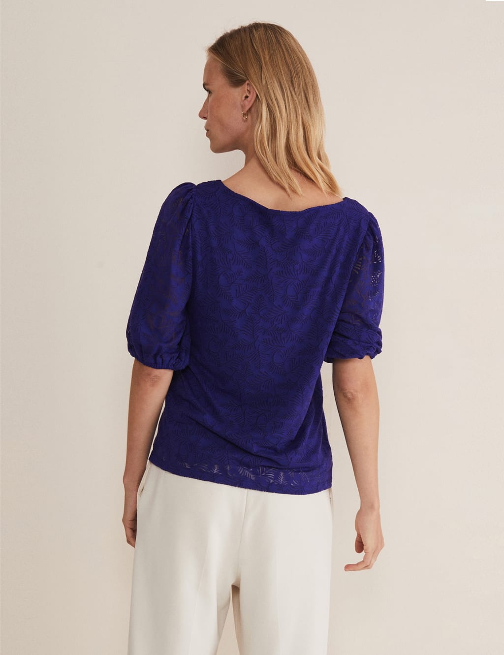 Burnout Puff Sleeve Top 3 of 6