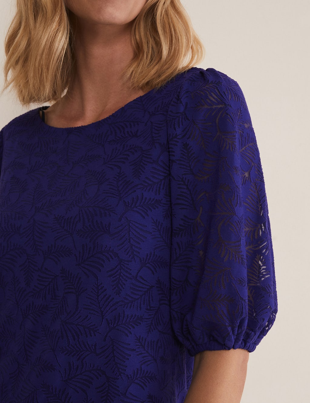 Burnout Puff Sleeve Top 6 of 6