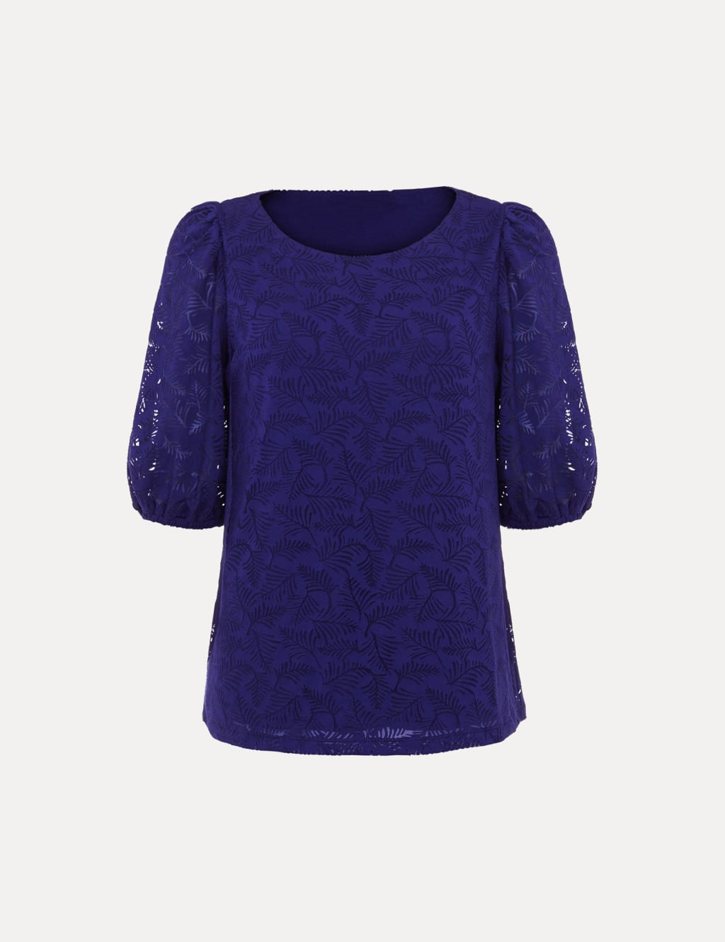 Burnout Puff Sleeve Top 2 of 6