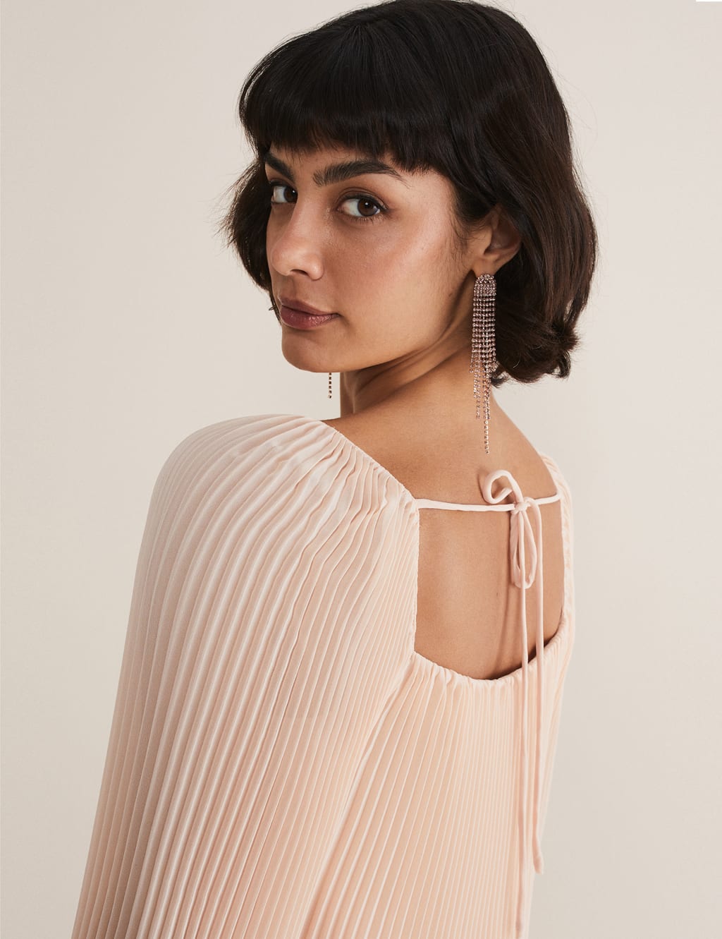 Pleated Square Neck Top 6 of 6