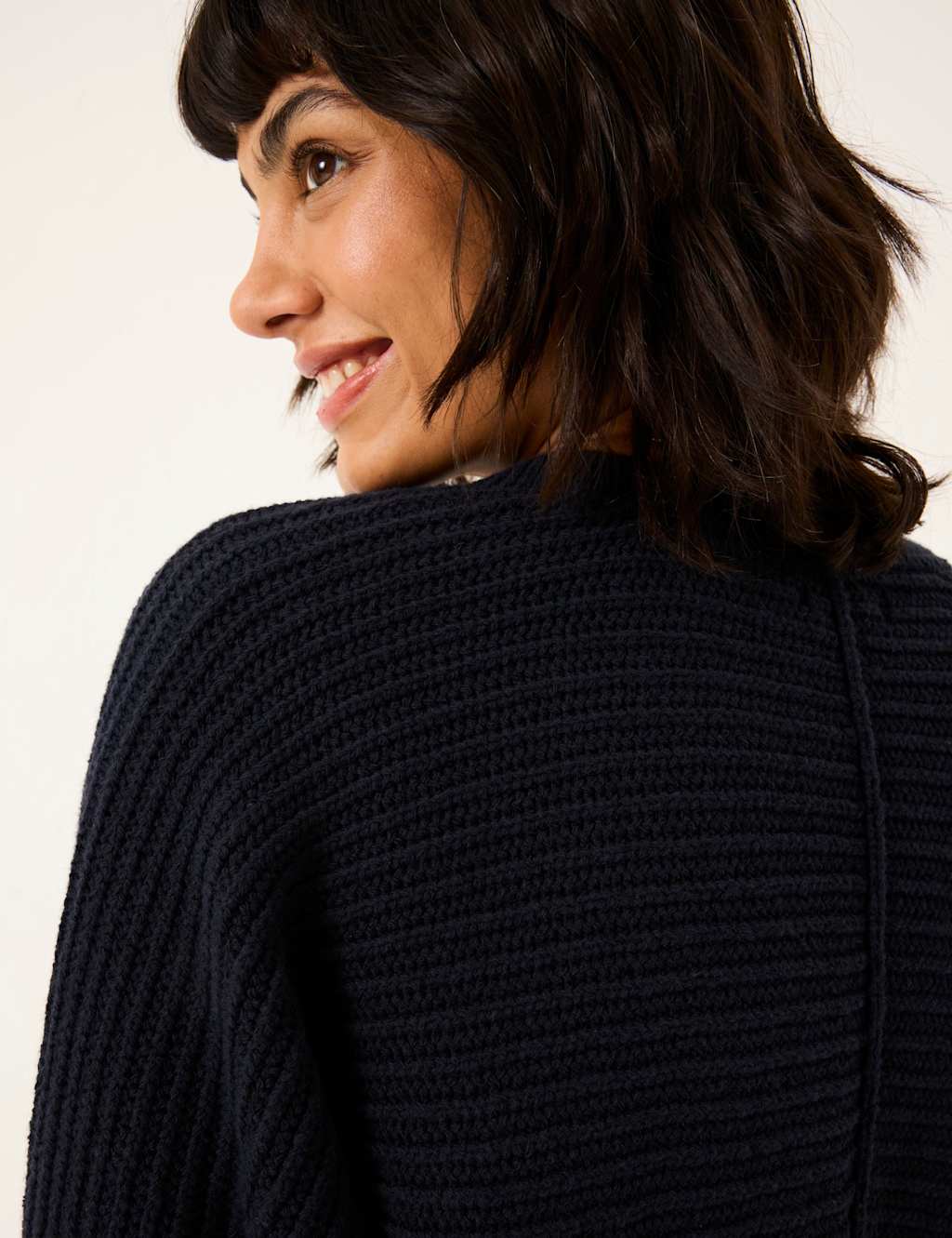 Cotton Rich Textured Cardigan 6 of 6
