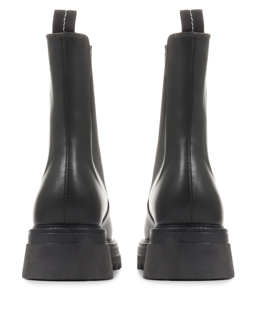 chelsea block heel ankle boots