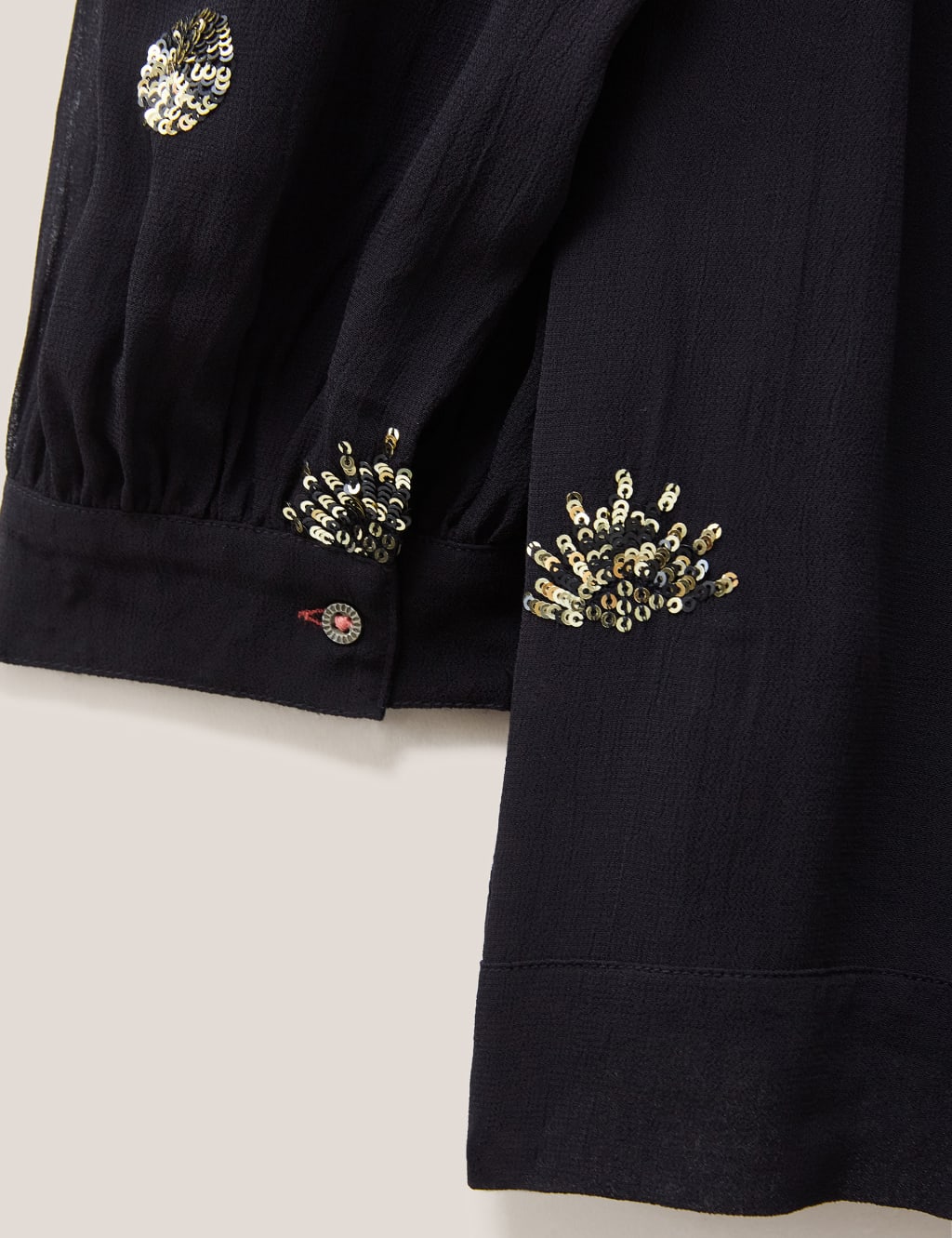 Sequin Embellished V-Neck Top 7 of 7