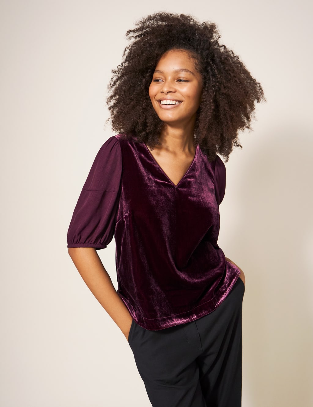 Velvet Top White Stuff M S