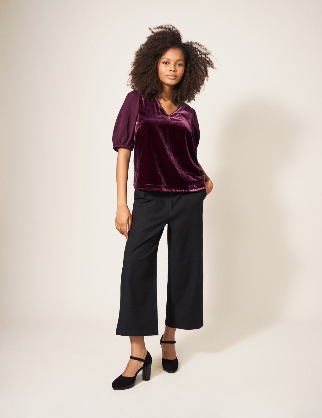Ladies velvet tops uk cheap