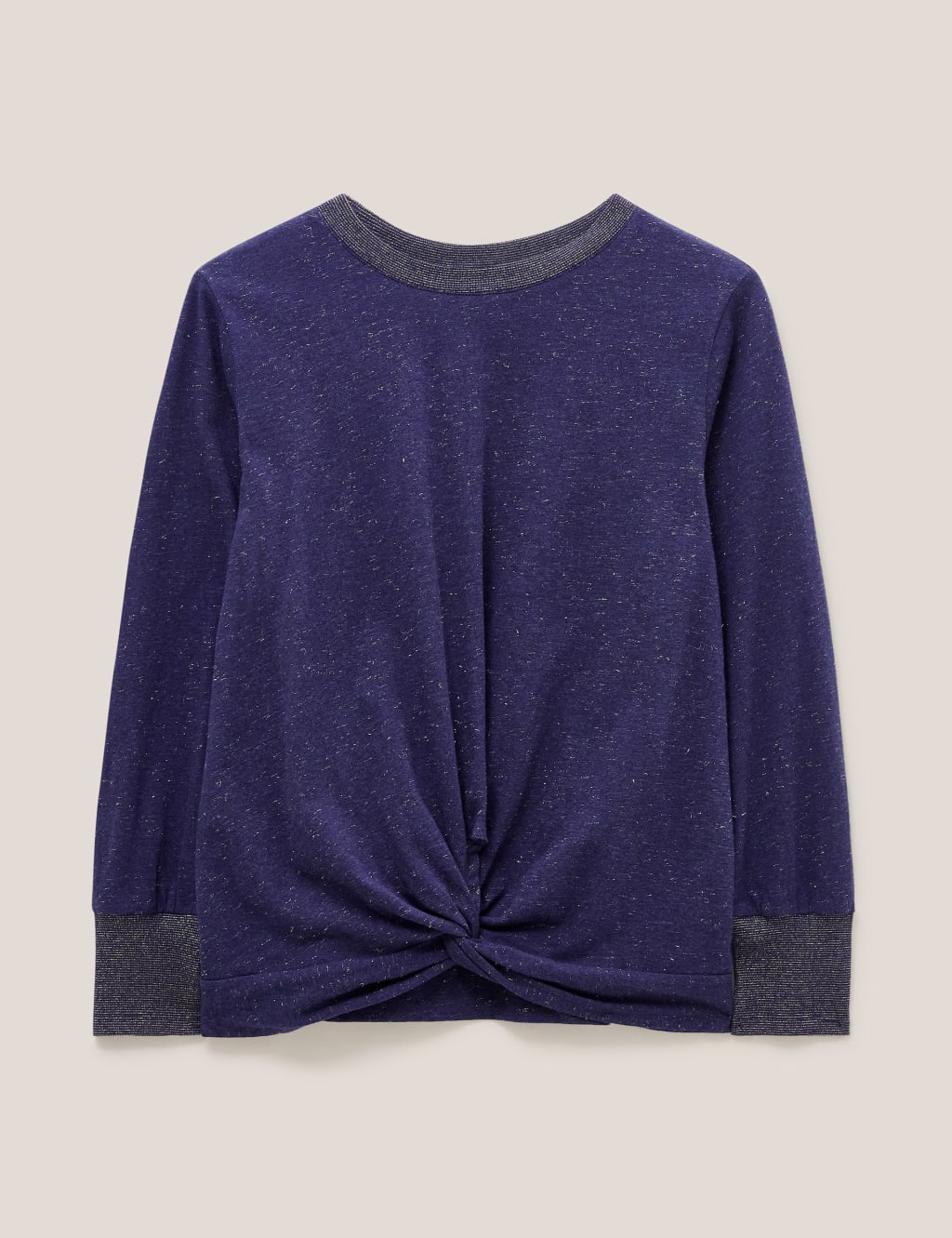 Cotton Rich Sparkly Knotted Top 2 of 7