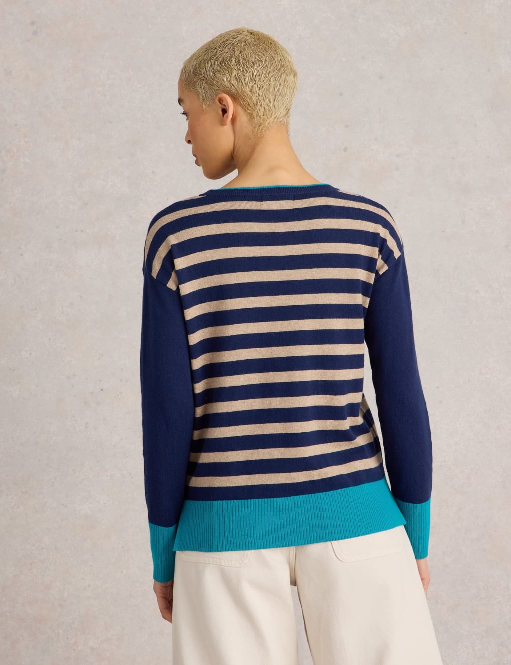 最新情報 Jumper Stripes and Stars Rich Cotton | M&S | Stuff White トップス